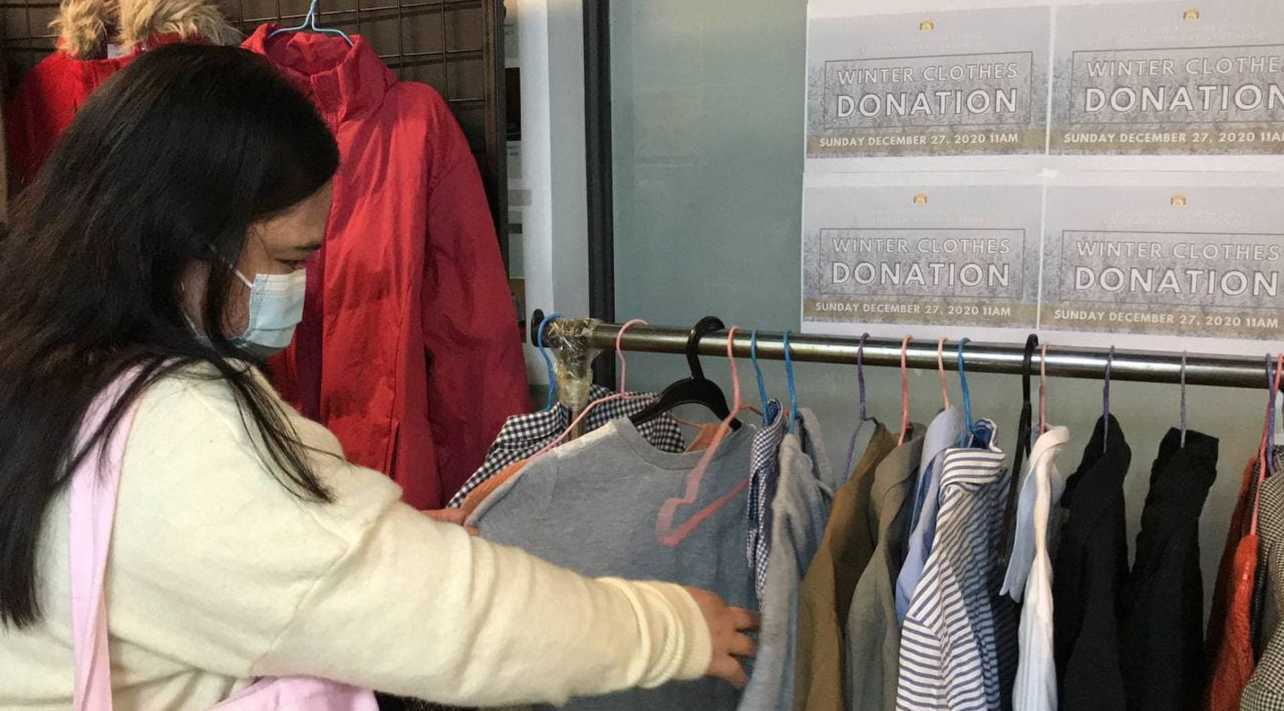 Taipa holds winter clothes drive