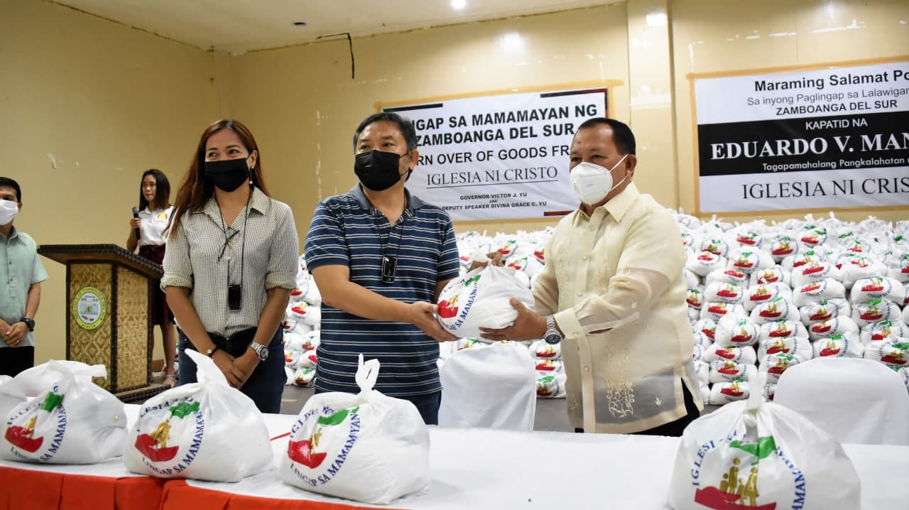 INC in Zamboanga del Sur donates 2,000 relief packages