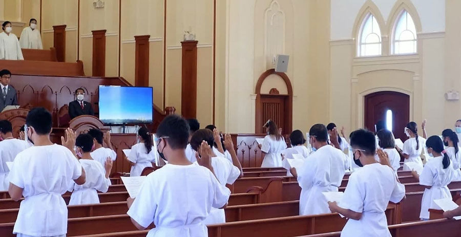 Baptisms increase membership in two Mindanao districts