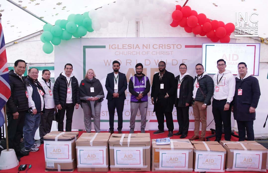 Thousands of care packages and winter clothing donated to the community in Birmingham by the Iglesia Ni Cristo (Church Of Christ)