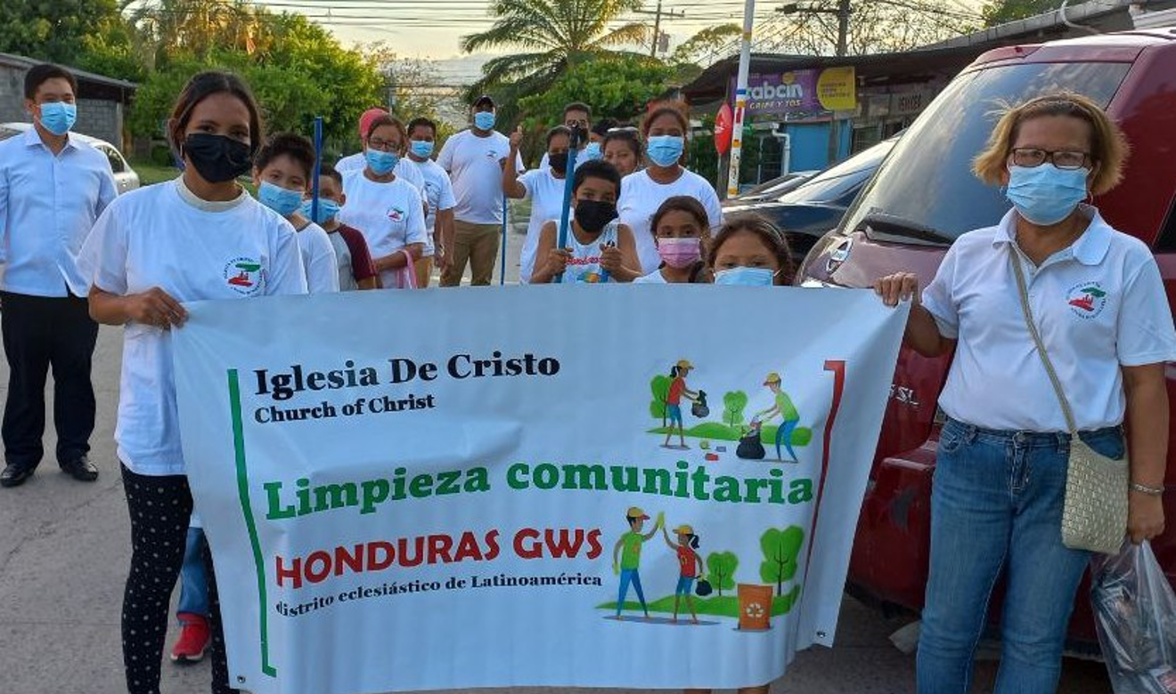 Honduras GWS holds clean-up activity in Cascadas