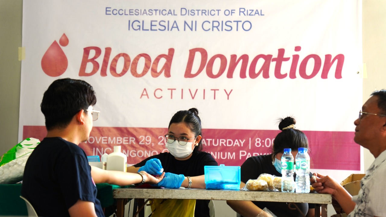 Rizaleño brethren step forward, donate blood in Angono