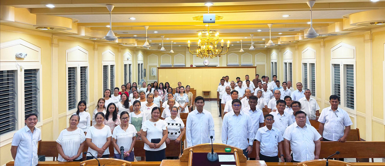 Stress management seminar series in progress in Capas, Tarlac District