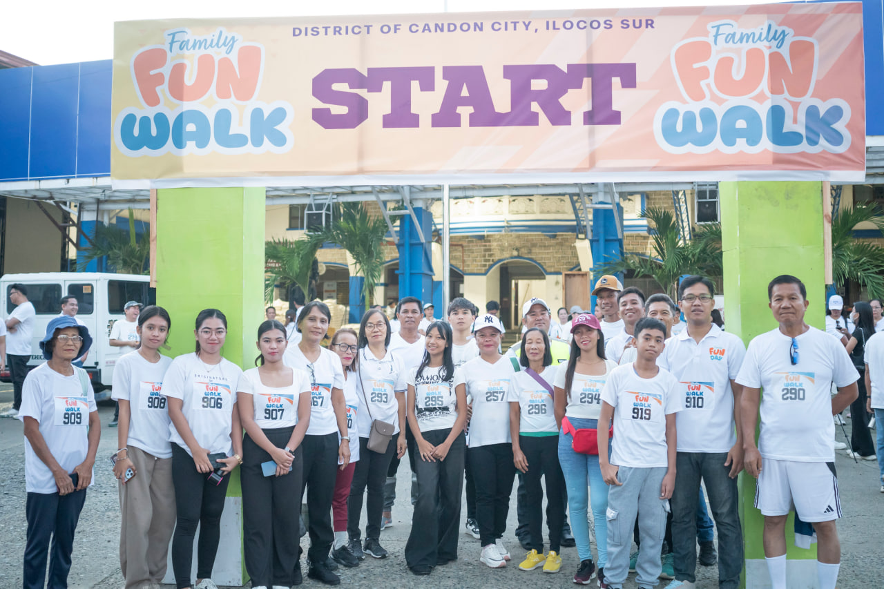 Candon City District brethren stay fit with family fun walk