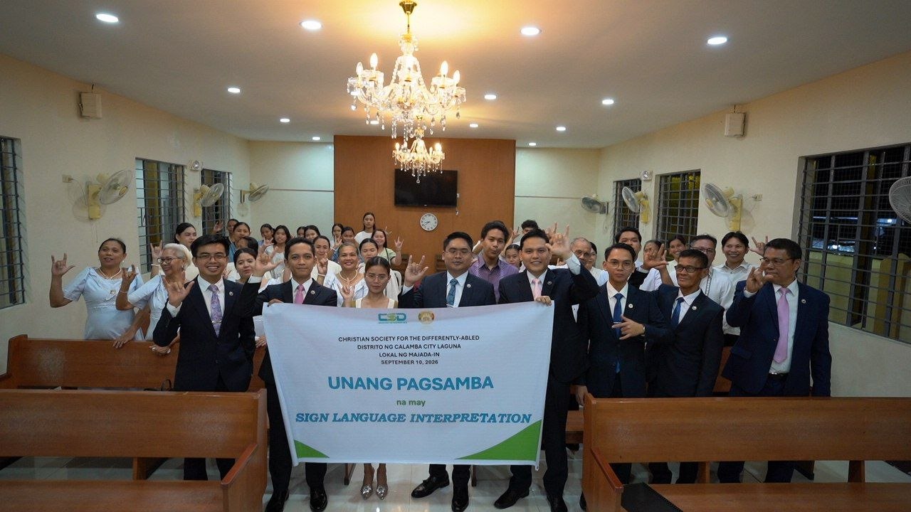 Majada-In: 4th congregation in Calamba with SLI in worship services