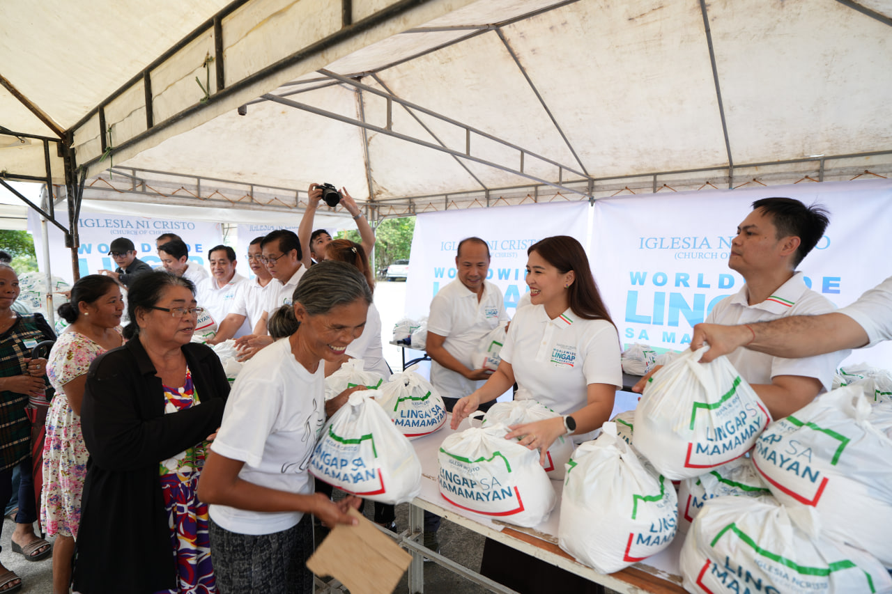 INC provides livelihood training, care packages in Alang-Alang, Leyte