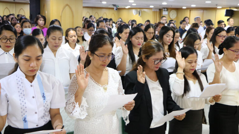 Special gathering in Hong Kong District uplifts officers, new ones sworn in