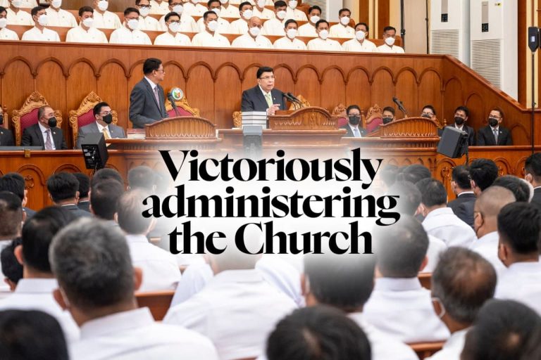 Victoriously administering the Church